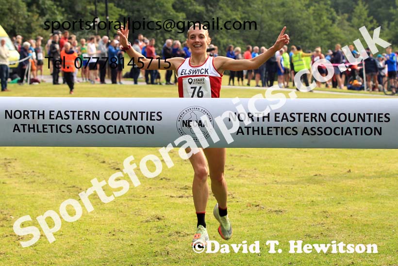 Womens and Mens Over-50s 2023 Sunderland 5k Road Race, July 20th.  Photo: David T. Hewitson/Sports for All Pics
